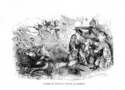 La mort du général Wolfe à Québec, 1759, 1872 - Unbekannt