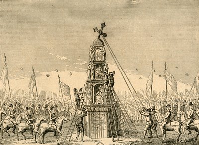 La démolition de Cheapside Cross, 1643, 1897 - Unbekannt