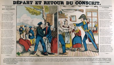 Le départ et le retour du conscrit - Unbekannt