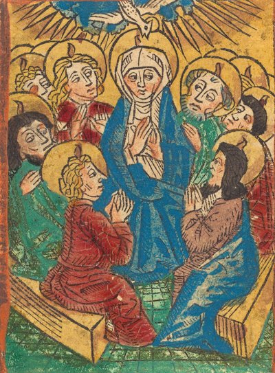 La Descente du Saint-Esprit, vers 1490 - Unbekannt
