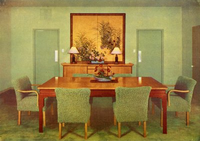 La salle à manger - Paul T. Frankl, Beverly Hills, Californie, 1941 - Unbekannt