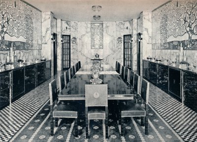 La salle à manger du palais Stoclet, Bruxelles, Belgique, vers 1914 - Unbekannt