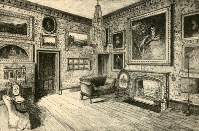 Le salon à Abbotsford, 1882 - Unbekannt