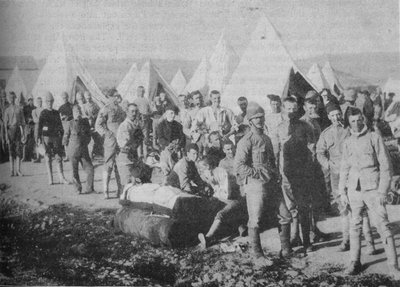 Les Fusiliers de Dublin juste avant d