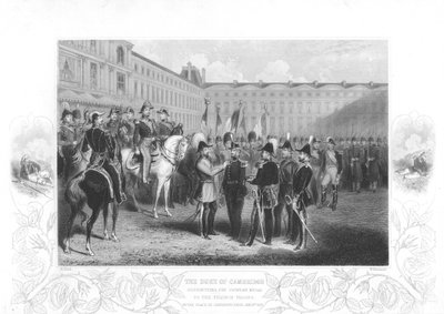 Le duc de Cambridge présentant la médaille de Crimée aux soldats français, 1856 - Unbekannt
