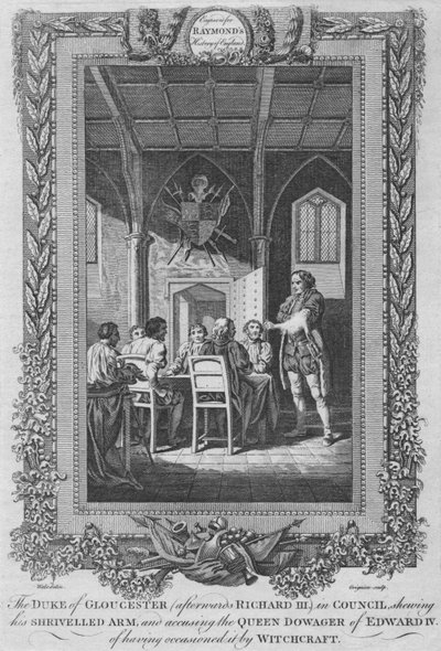 Le duc de Gloucester, plus tard Richard III, en conseil, vers 1787 - Unbekannt
