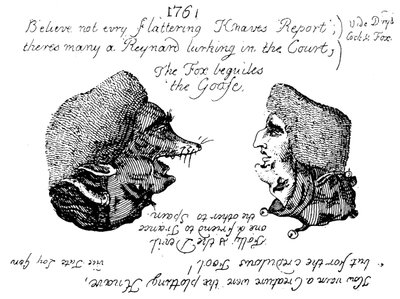 Le Duc de Newcastle et Lord Holland, 1761 - Unbekannt