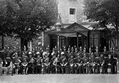 Le duc de Saxe-Cobourg et Gotha et les officiers de la division de Plymouth, 1896 - Unbekannt