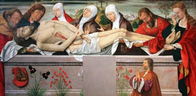 La Mise au tombeau du Christ, vers 1490-1500 - Unbekannt
