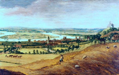 Les environs de Londres depuis Greenwich, vers 1620-1630 - Unbekannt