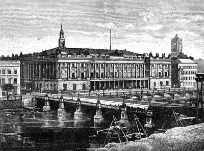 La Bourse et le pont Frédéric, Berlin, 1900 - Unbekannt