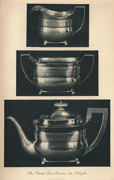 Le Service à Thé Fame chez Lloyds, vers 1804, 1928 - Unbekannt