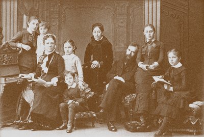 La famille du collectionneur, mécène et fondateur de la galerie Pavel Tretyakov - Unbekannt