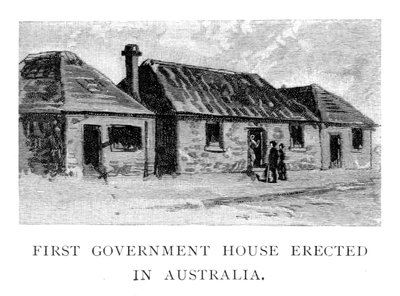 La première maison du gouvernement, Sydney, Australie, 1886 - Unbekannt
