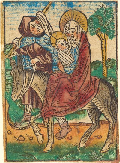 La Fuite en Égypte, vers 1490 - Unbekannt