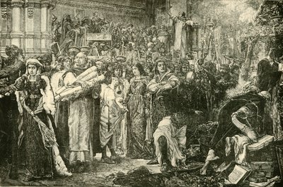 Les Florentins renonçant aux vanités par ordre de Savonarole, 1890 - Unbekannt