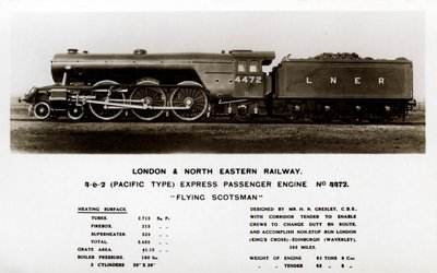 La locomotive à vapeur Flying Scotsman - Unbekannt