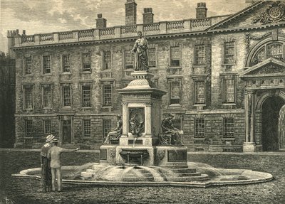 La Fontaine, Kings College, Cambridge, fin du 19e siècle - Unbekannt