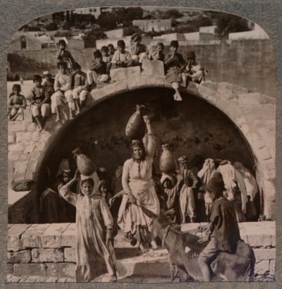 La Fontaine de la Vierge, Nazareth, c1900 - Unbekannt