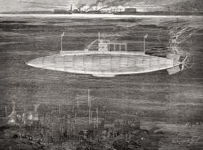Le sous-marin de la marine française Gustave Zédé, lancé en 1900 - Unbekannt