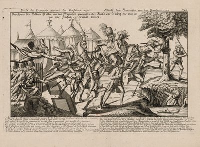 La fuite des Français devant les Prussiens en 1792, ca. 1792 - Unbekannt