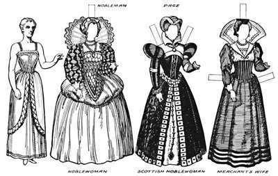 La Galerie du Costume Britannique : Robe portée à la fin du XVIe siècle, c. 1934 - Unbekannt