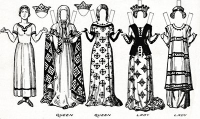 La galerie du costume britannique : robe portée sous le règne du premier Édouard - Unbekannt