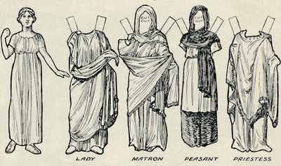 La Galerie du Costume Historique : Ce que portaient les Bretons et les Romains, vers 1934 - Unbekannt