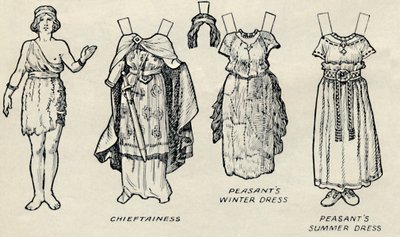La galerie des costumes historiques : Ce que portaient les Bretons et les Romains, vers 1934 - Unbekannt