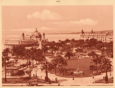 Les jardins vus du Casino, Nice - Unbekannt