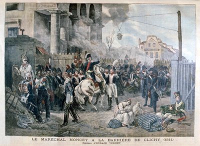 La porte de Clichy pendant la défense de Paris, 30 mars 1814, 1904 - Unbekannt