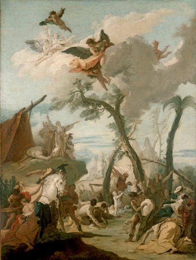 La Récolte de la manne, 17ème siècle - Unbekannt