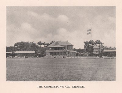 Le terrain de cricket du Georgetown Cricket Club, Guyane britannique, 1910-1912 - Unbekannt