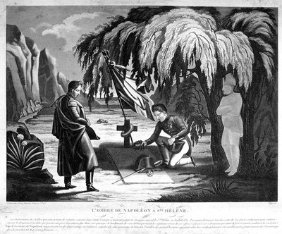 Le Fantôme de Napoléon à Sainte-Hélène, vers 1825 - Unbekannt