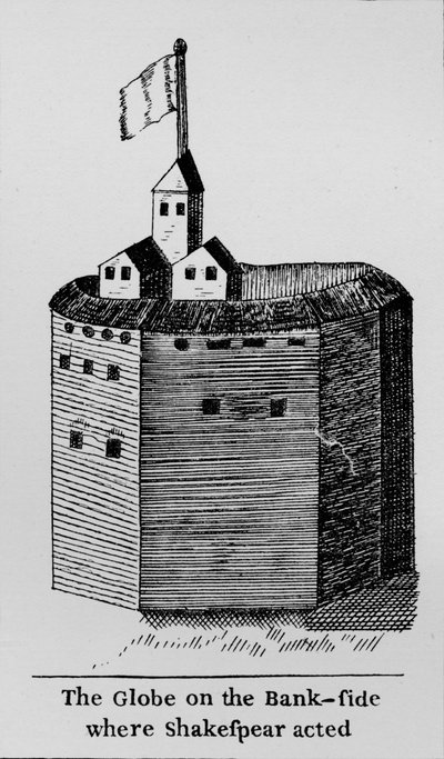 Le Globe sur la rive où Shakespeare a joué, vers 1600, 1912 - Unbekannt