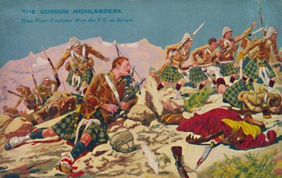 Les Gordon Highlanders. Comment le joueur de cornemuse Findlater a remporté la V.C. à Dargai, 1897, 1939 - Unbekannt