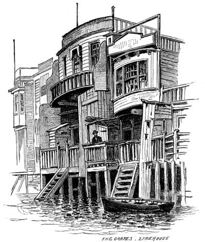 Le pub The Grapes, Limehouse, Londres, 1887 - Unbekannt