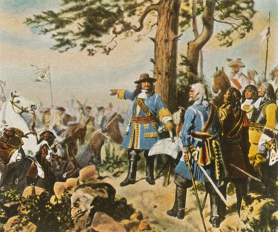 Les commandants du Grand Électeur avant la bataille de Fehrbellin - Unbekannt
