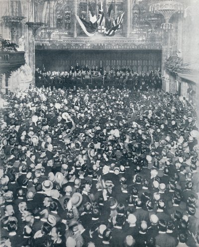 La grande réunion de recrutement au Guildhall de Londres, 1914 - Unbekannt