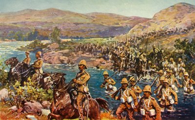 Le grand mouvement tournant - Traversée du Riet, 1901 - Unbekannt