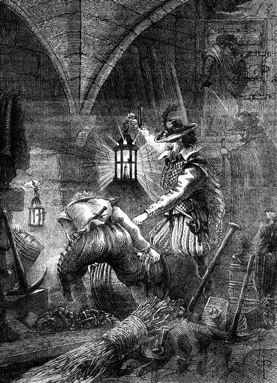 Les conspirateurs de la Conspiration des Poudres au travail, vers 1902 - Unbekannt