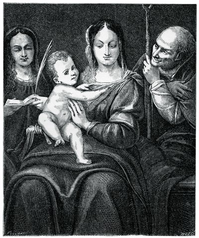 La Sainte Famille avec Sainte Catherine, 1769 - Unbekannt