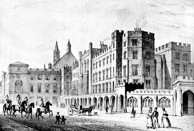 La Chambre des Lords et la Chambre des Communes, Westminster, début du 19ème siècle vers 1905 - Unbekannt