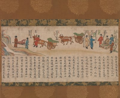 Le Sutra illustré du karma passé et présent Kako genzai inga kyo emaki, fin 13e siècle - Unbekannt