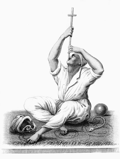 Le jongleur indien, 1818 - Unbekannt