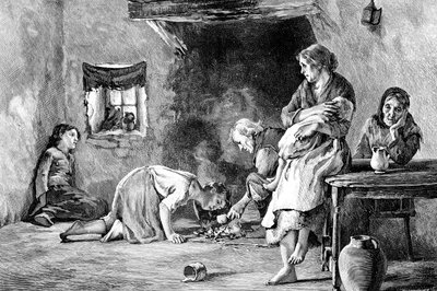 La famine irlandaise - Unbekannt