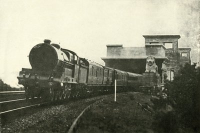 Le courrier irlandais quittant le pont Menai, vers 1930 - Unbekannt
