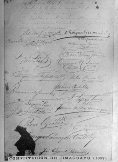 La Constitution de Jimaguayú, 1895, 1920s - Unbekannt