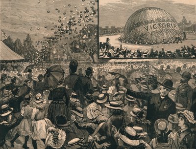 La fête du jubilé pour les enfants des écoles de Londres à Hyde Park, 1887 - Unbekannt