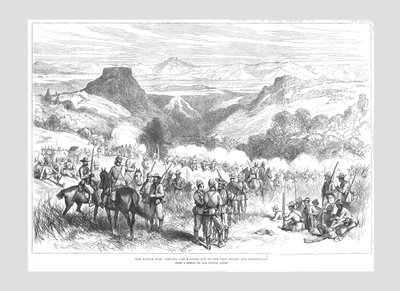 La guerre des Kaffirs - Chasser les Kaffirs du mont de fer et de Waterkloof, 1878 - Unbekannt